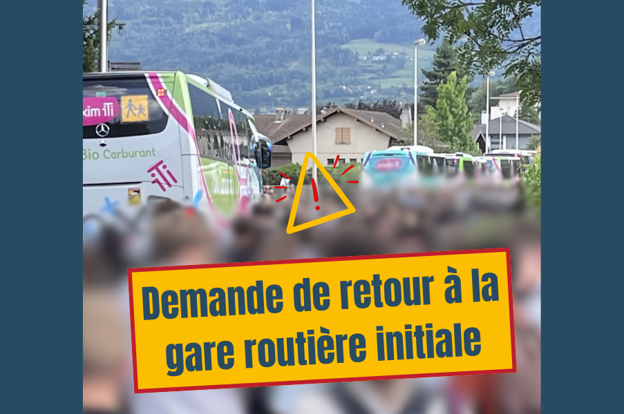 Demande de retour à la gare routière initiale