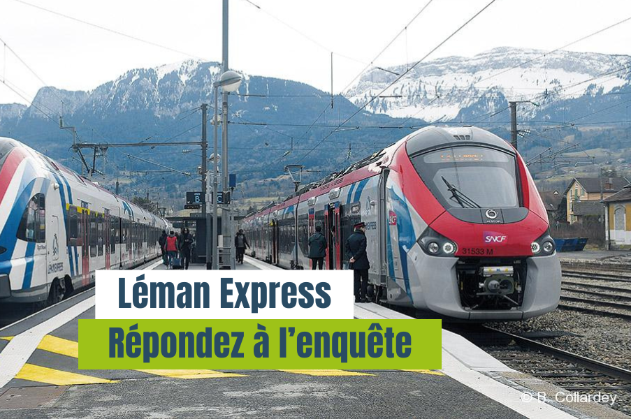 Répondez à l’enquête sur le Léman express