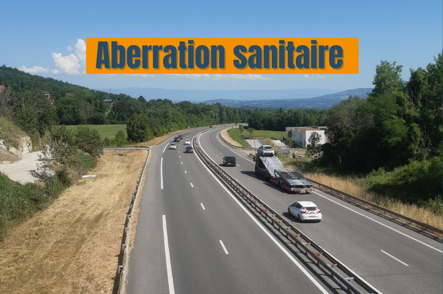 École maternelle à 50 m de l’autoroute !